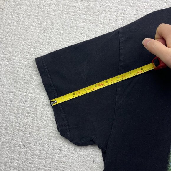 VTG Tennessee River Deer Hunter What's your sign Black Men’s Sz L T-Shirt - Picture 9 of 10